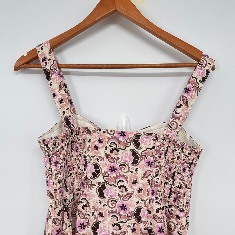 Z SUPPLY x EVEREVE NWT Angel Eyes Toile Floral Print Midi Dress // XS - Picture 11 of 16